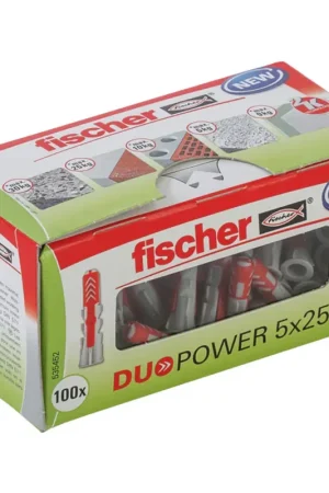 Koopje Fischer DuoPower Universele Plug 5 x 25